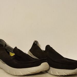 Skechers Black and White Men's Slip-On Loafers